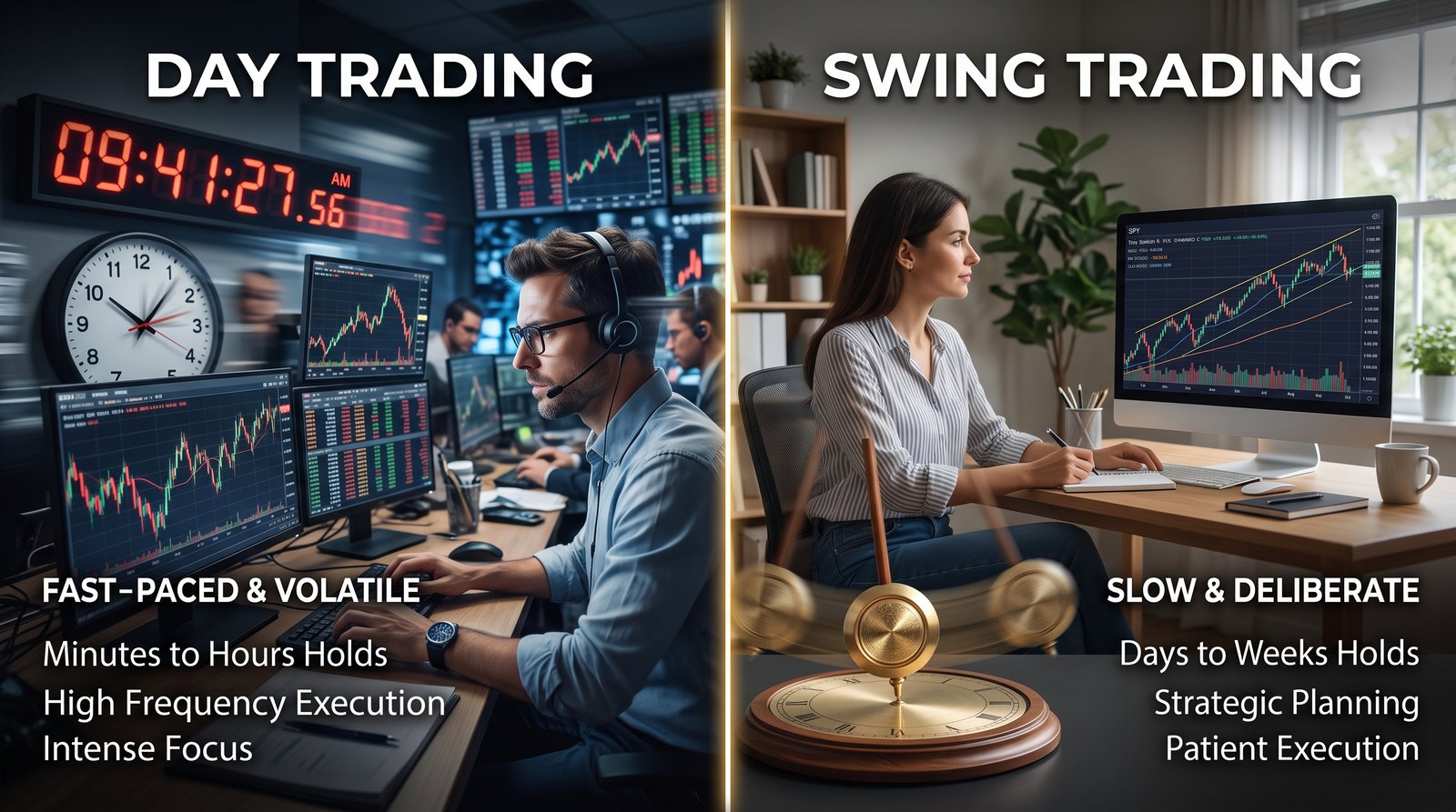 Swing Trading vs Day Trading in Crypto – Crypto30x